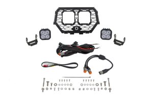 Polaris RZR XP LED Grille Kit - Diode Dynamics - Stage Series - Amber - `14-`18